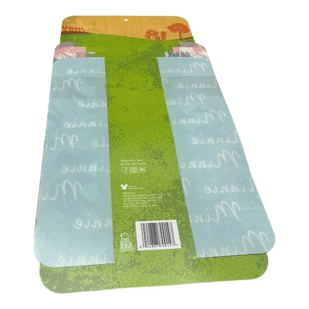 Disney Cutting Boards Mickey‎ Mouse 4 Pack Fall Theme Flexible NEW 11.5